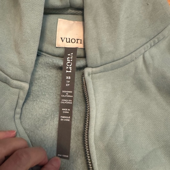 Vuori Restore Mini Full Zip Up Hoodie - Picture 4 of 4